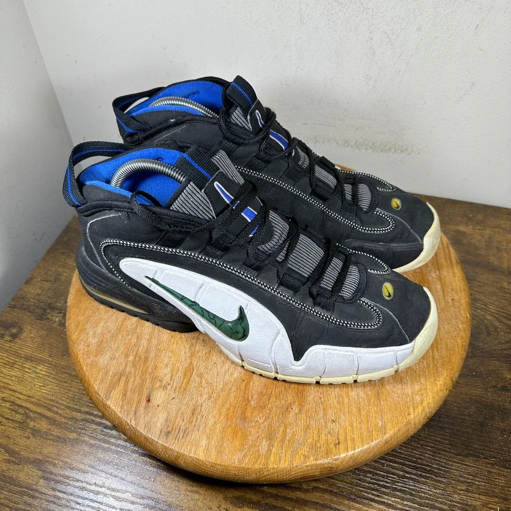 Nike Air Max Penny 1 Orlando Black White Royal 311089-041 Mens 11 2006 Release